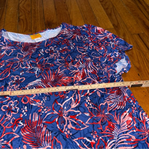 Ruby Rd. Petite Floral Print Top - Picture 4 of 6